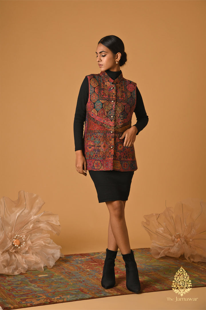 Unisex Kalamkari Bandhgala