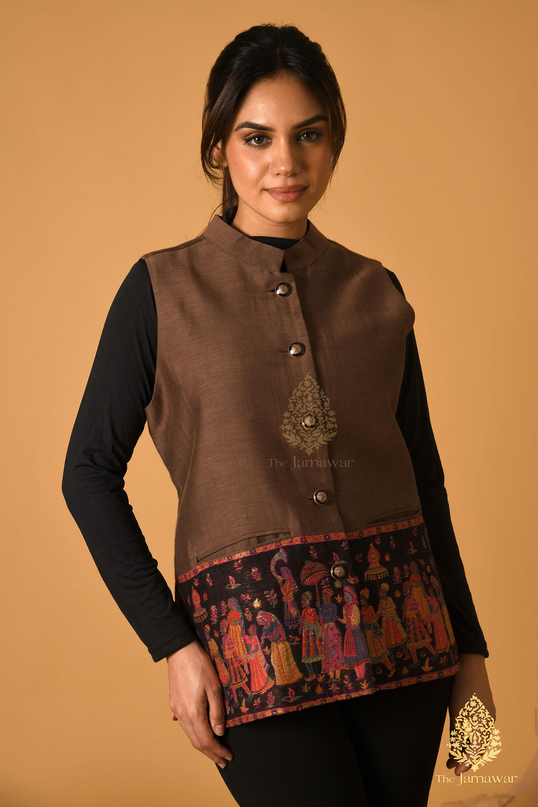 Unisex Baraat Blazer in Brown