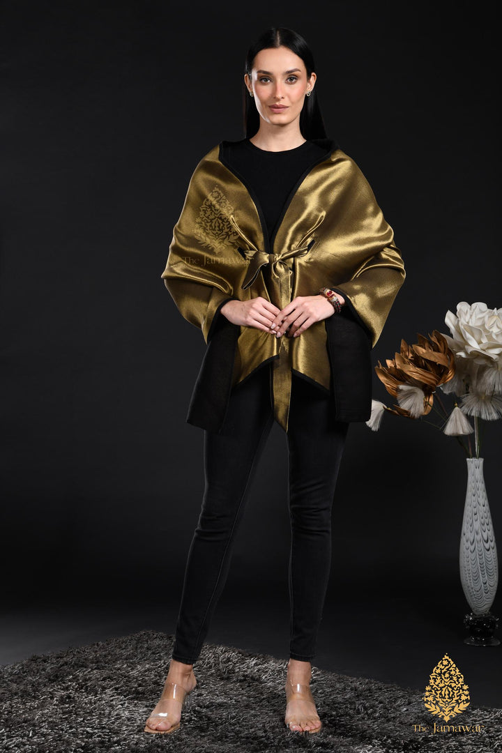 Molten Gold Wrap-Around Drape