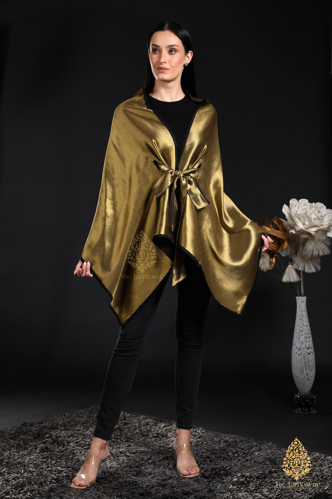 Molten Gold Wrap-Around Drape