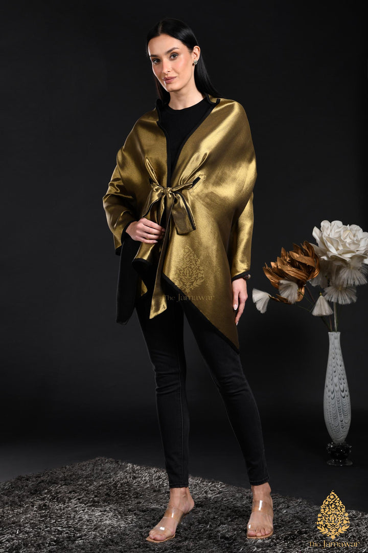 Molten Gold Wrap-Around Drape