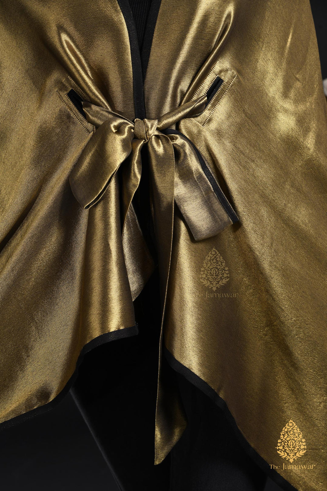 Molten Gold Wrap-Around Drape