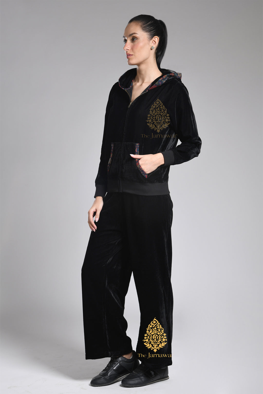 Midnight Velvet Co-ord Set
