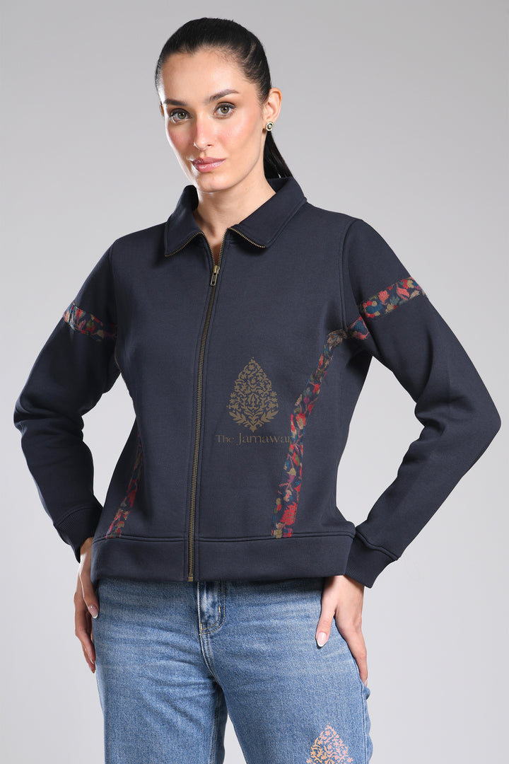 Eternal Navy Fleece Zipper