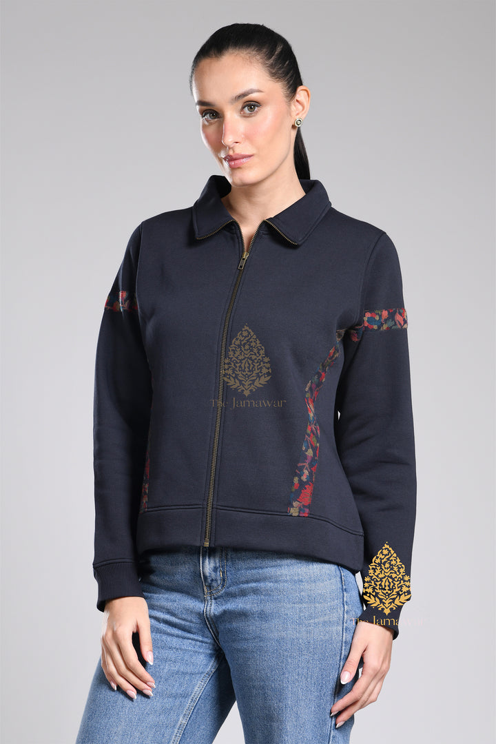 Eternal Navy Fleece Zipper
