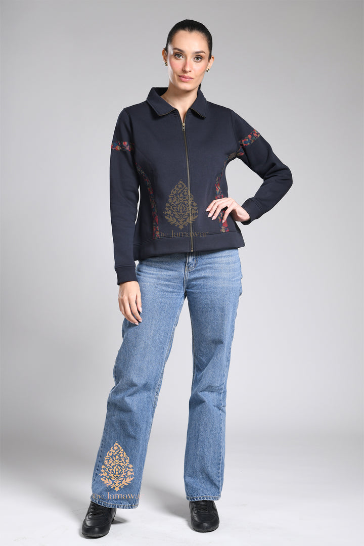 Eternal Navy Fleece Zipper