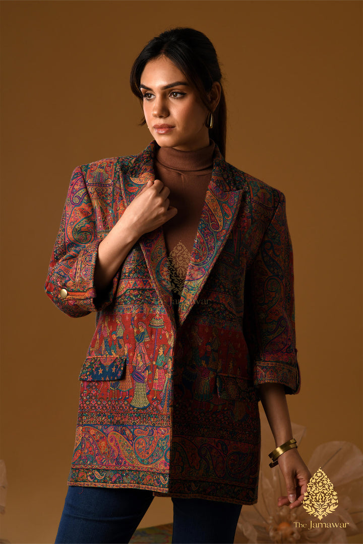 Multicolor Unisex Baraat Blazer