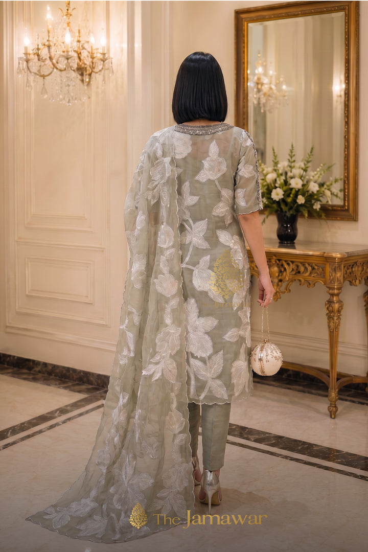 Sage Noor Floral Suit Set